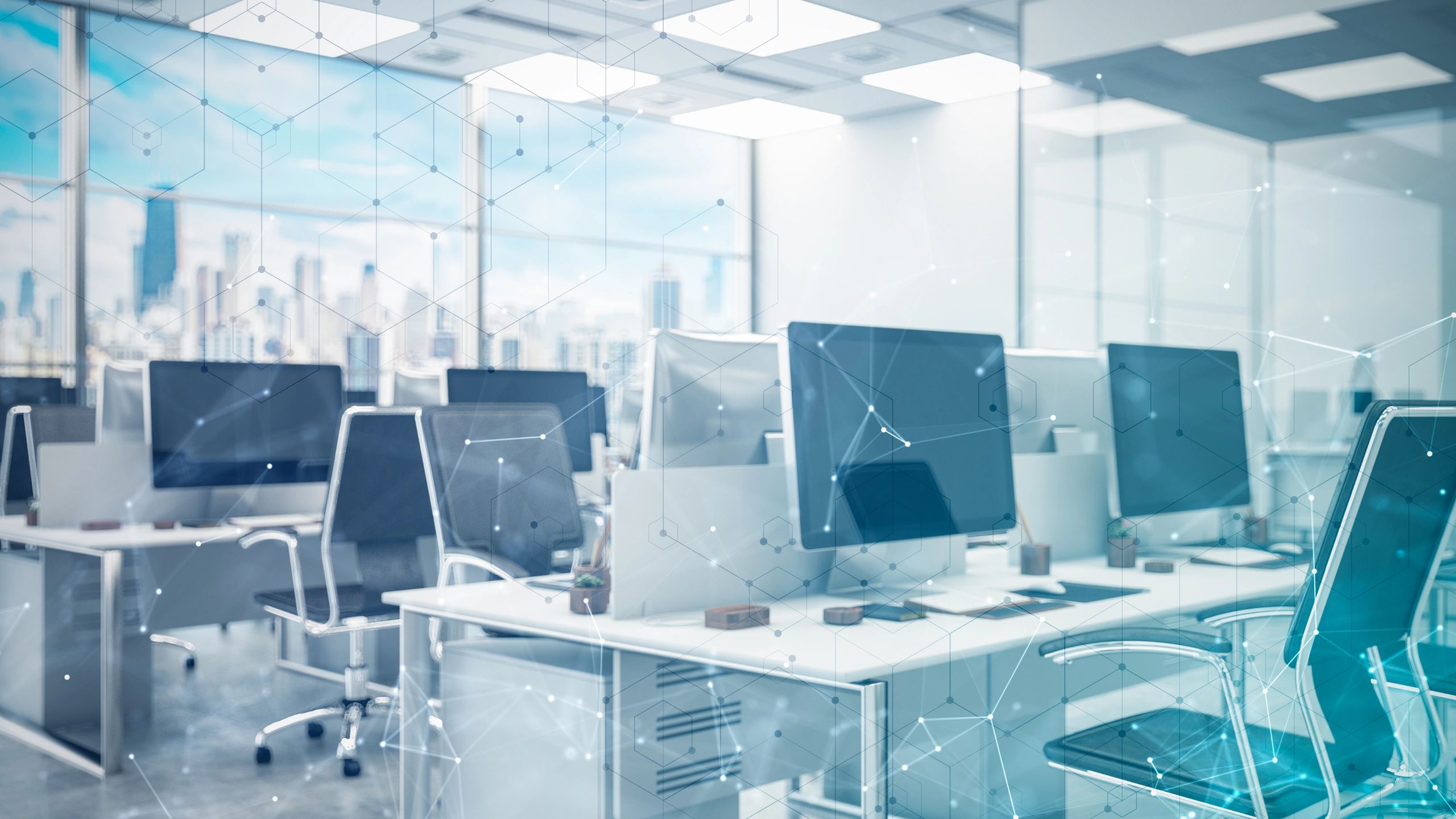 blockchain consulting business modern office